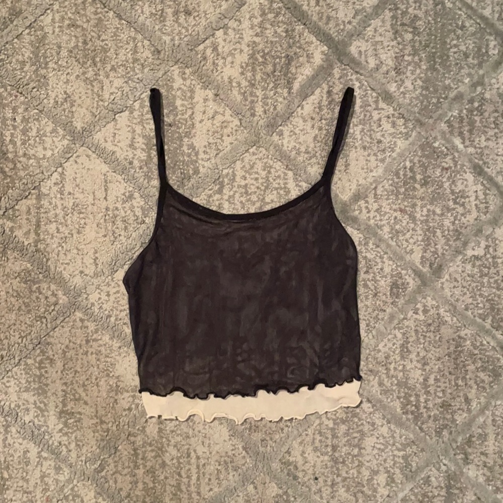 Urban Outfitters Mesh Crop Top